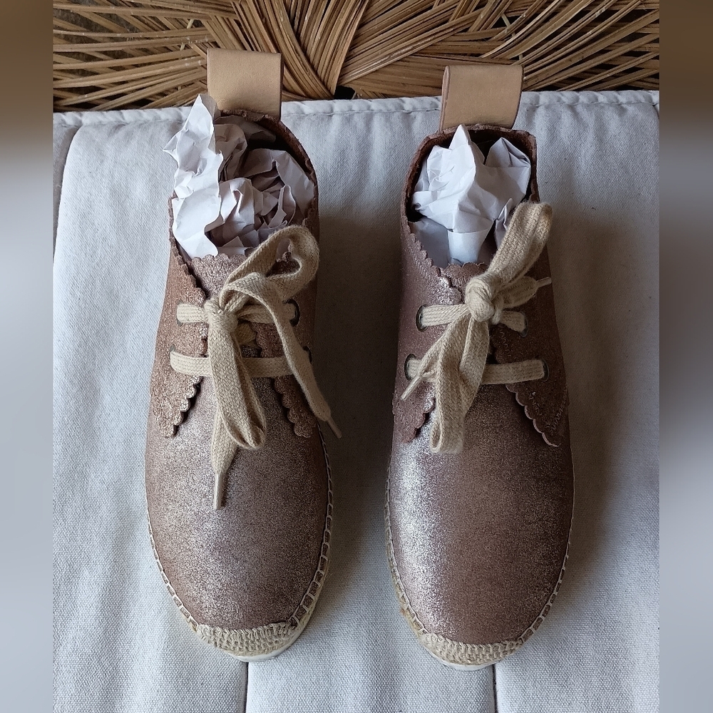 See By Chloe Metallic Espadrille Sneakers_39 - Picture 2 of 10